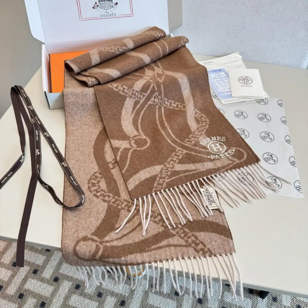 HermesDouble-sided jacquard  Scarves Fashion  Scarf H22855