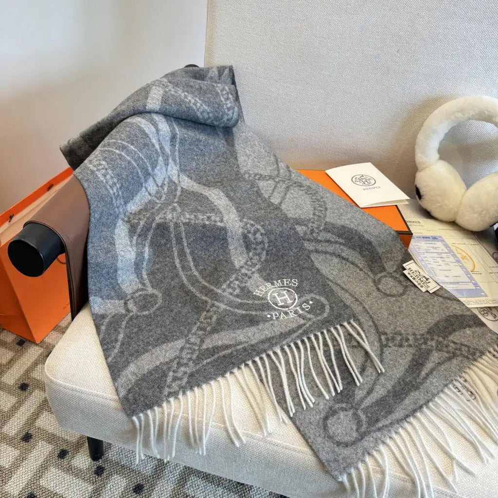 HermesDouble-sided jacquard  Scarves Fashion  Scarf H22856