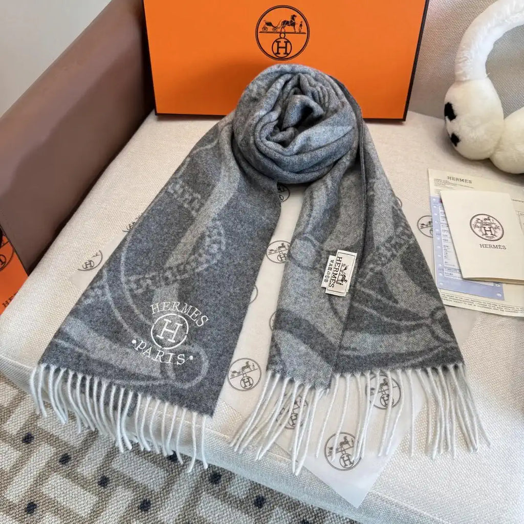HermesDouble-sided jacquard  Scarves Fashion  Scarf H22856