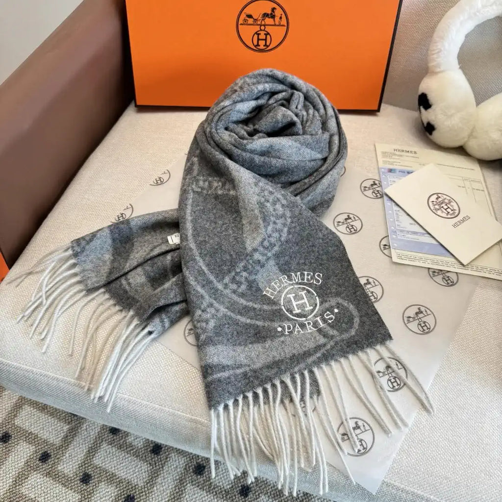 HermesDouble-sided jacquard  Scarves Fashion  Scarf H22856