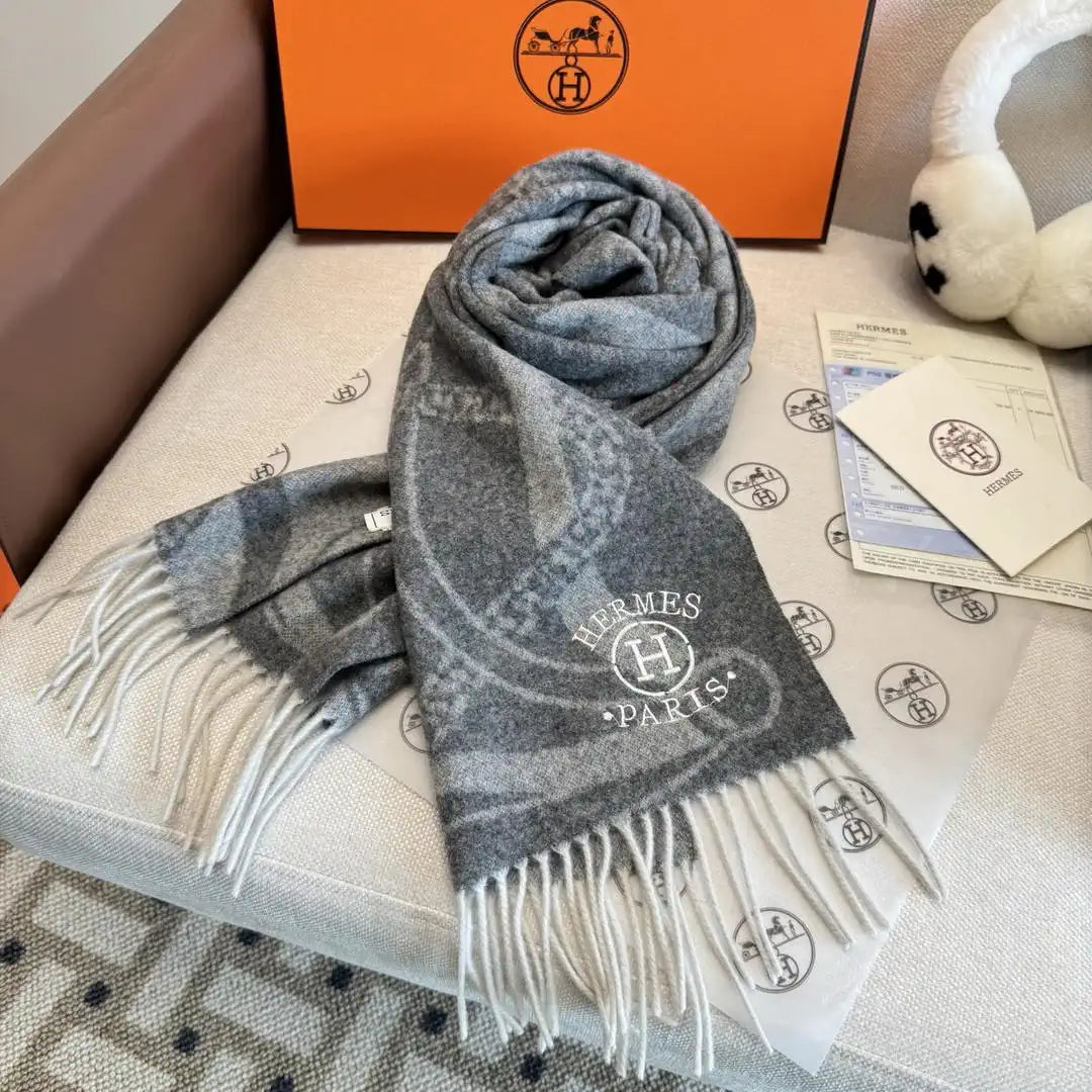 HermesDouble-sided jacquard  Scarves Fashion  Scarf H22856