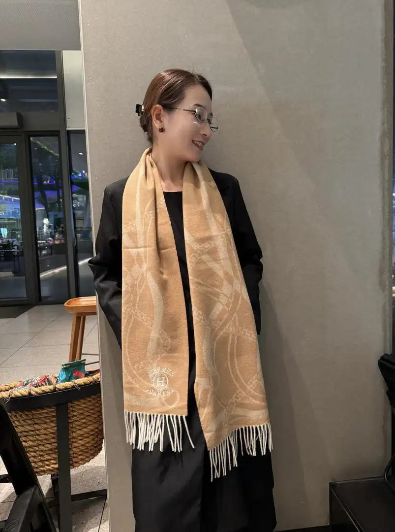 HermesDouble-sided jacquard  Scarves Fashion  Scarf H22857