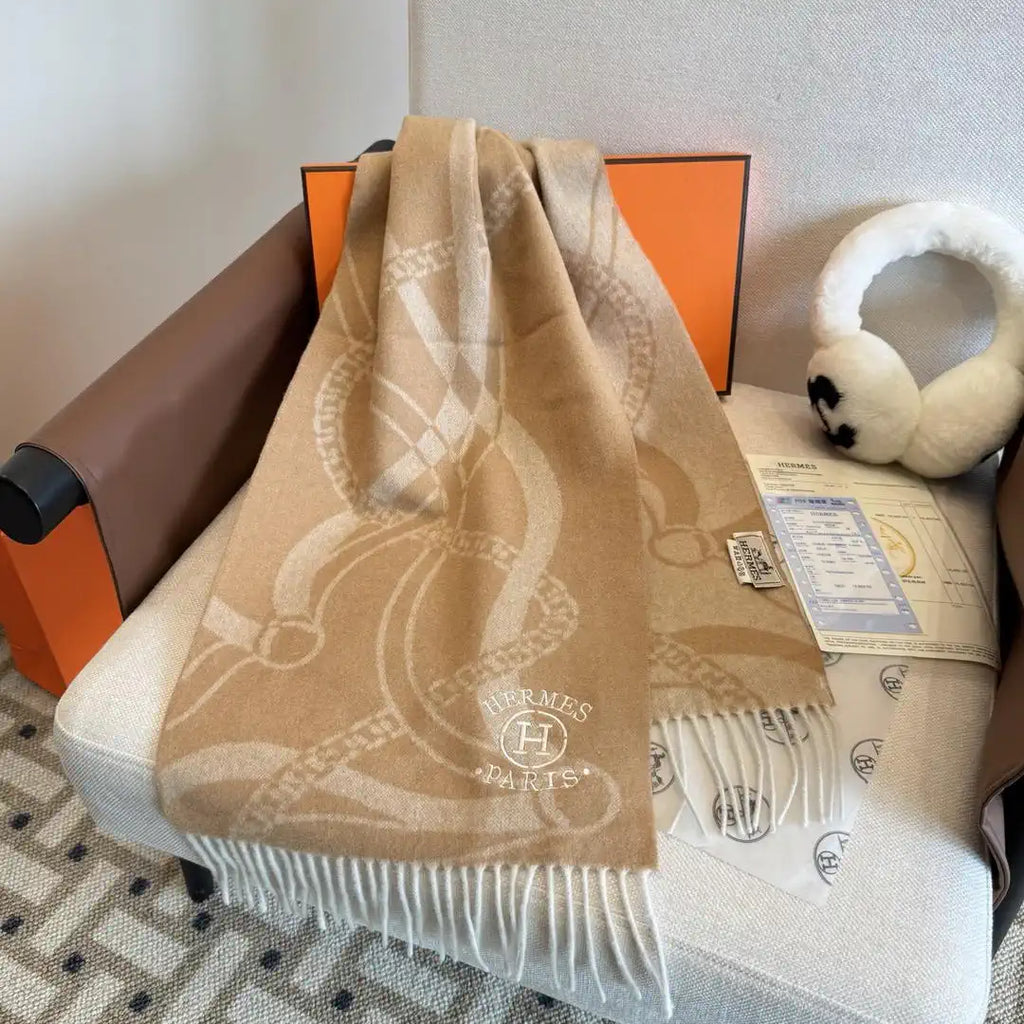 HermesDouble-sided jacquard  Scarves Fashion  Scarf H22857
