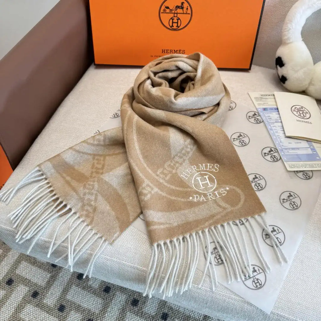 HermesDouble-sided jacquard  Scarves Fashion  Scarf H22857