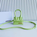 Jacquemus 213BA001 Le Chiquito Signature leather mini handbag Lemon Green - Default Title - View 1