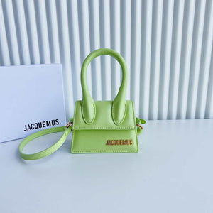 Jacquemus 213BA001 Le Chiquito Signature leather mini handbag Lemon Green - Default Title - View 2