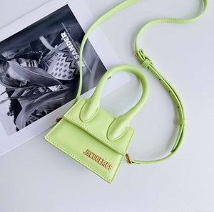 Jacquemus 213BA001 Le Chiquito Signature leather mini handbag Lemon Green - Default Title - View 5