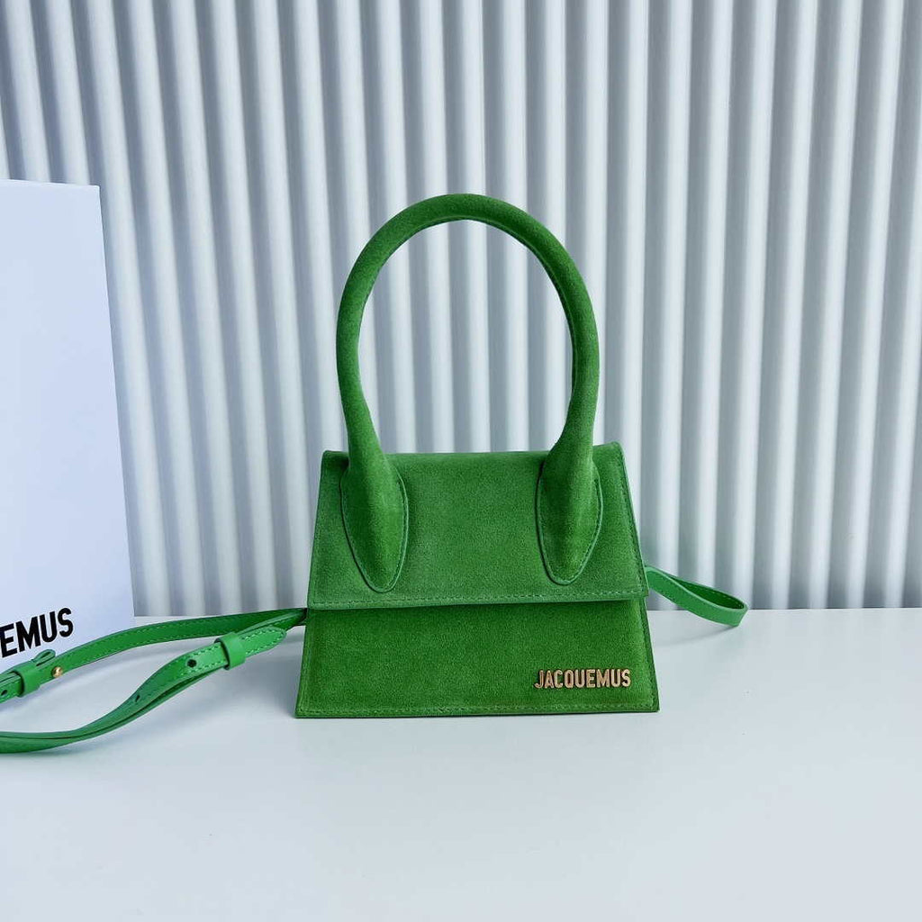 Jacquemus 213BA003 Green 'Le Chiquito Moyen' Bag