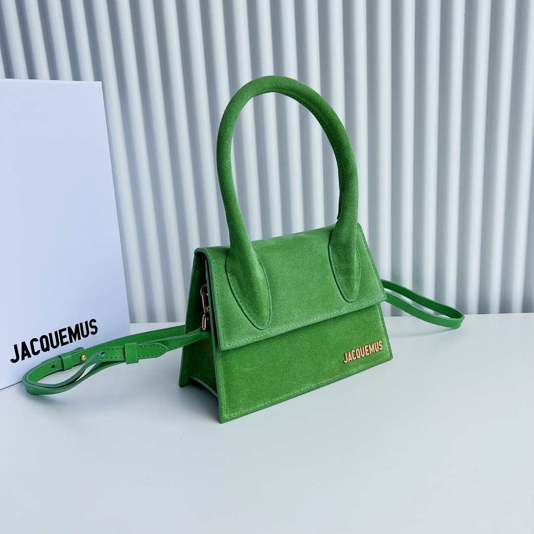 Jacquemus 213BA003 Green 'Le Chiquito Moyen' Bag