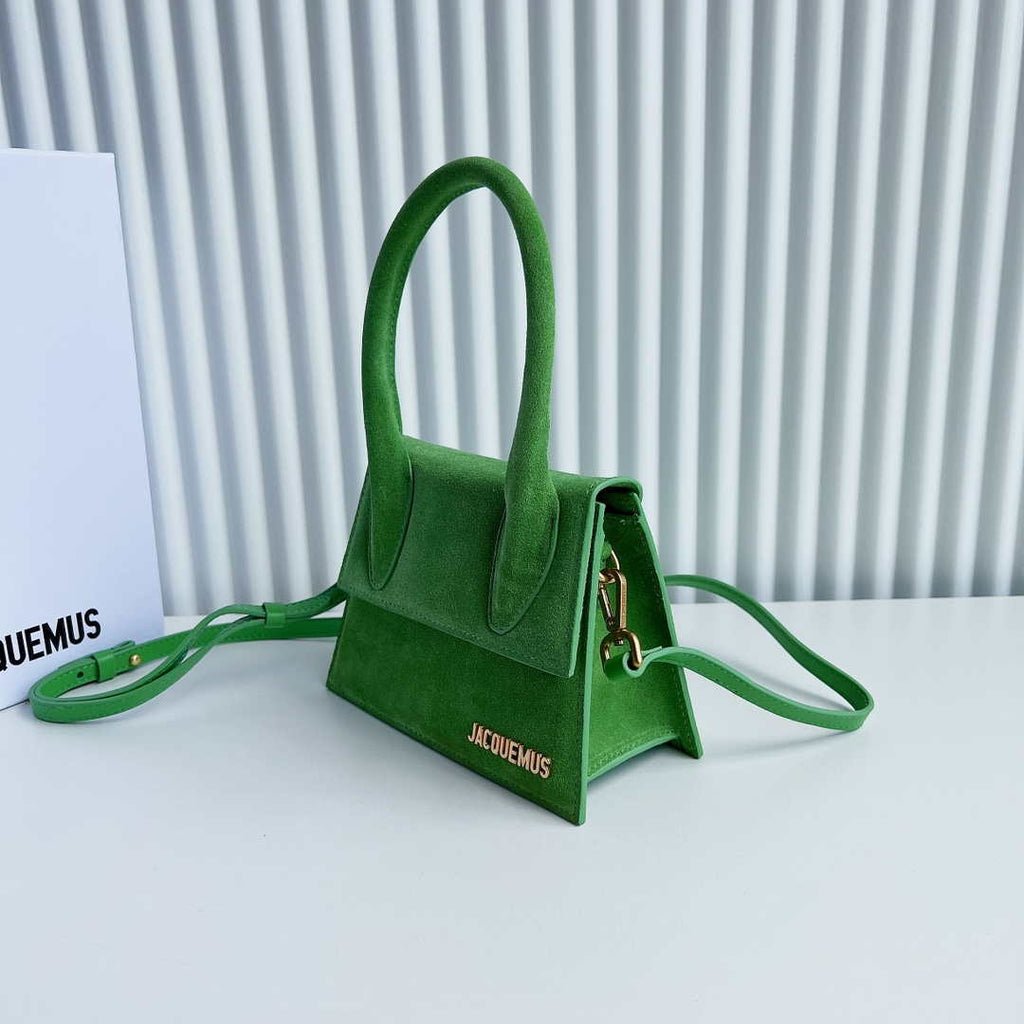 Jacquemus 213BA003 Green 'Le Chiquito Moyen' Bag