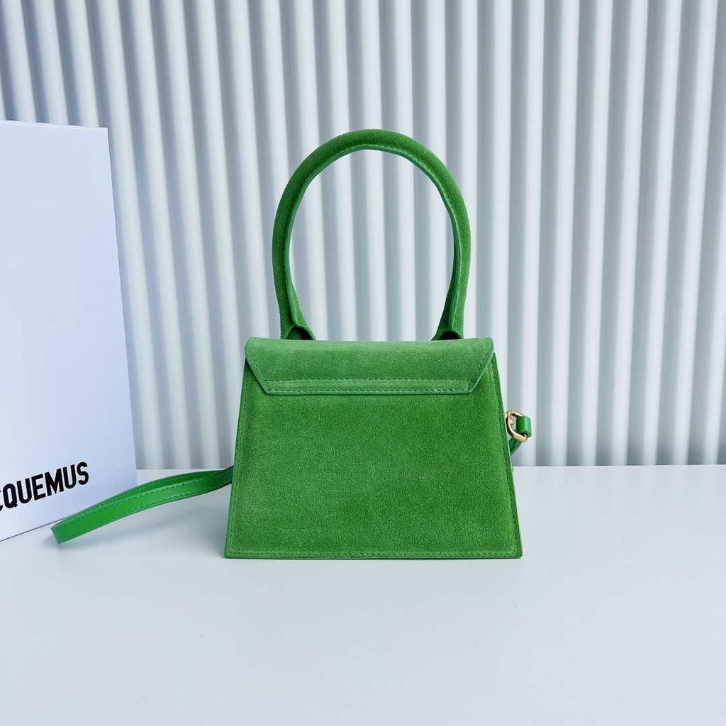 Jacquemus 213BA003 Green 'Le Chiquito Moyen' Bag