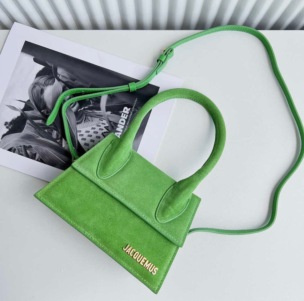 Jacquemus 213BA003 Green 'Le Chiquito Moyen' Bag
