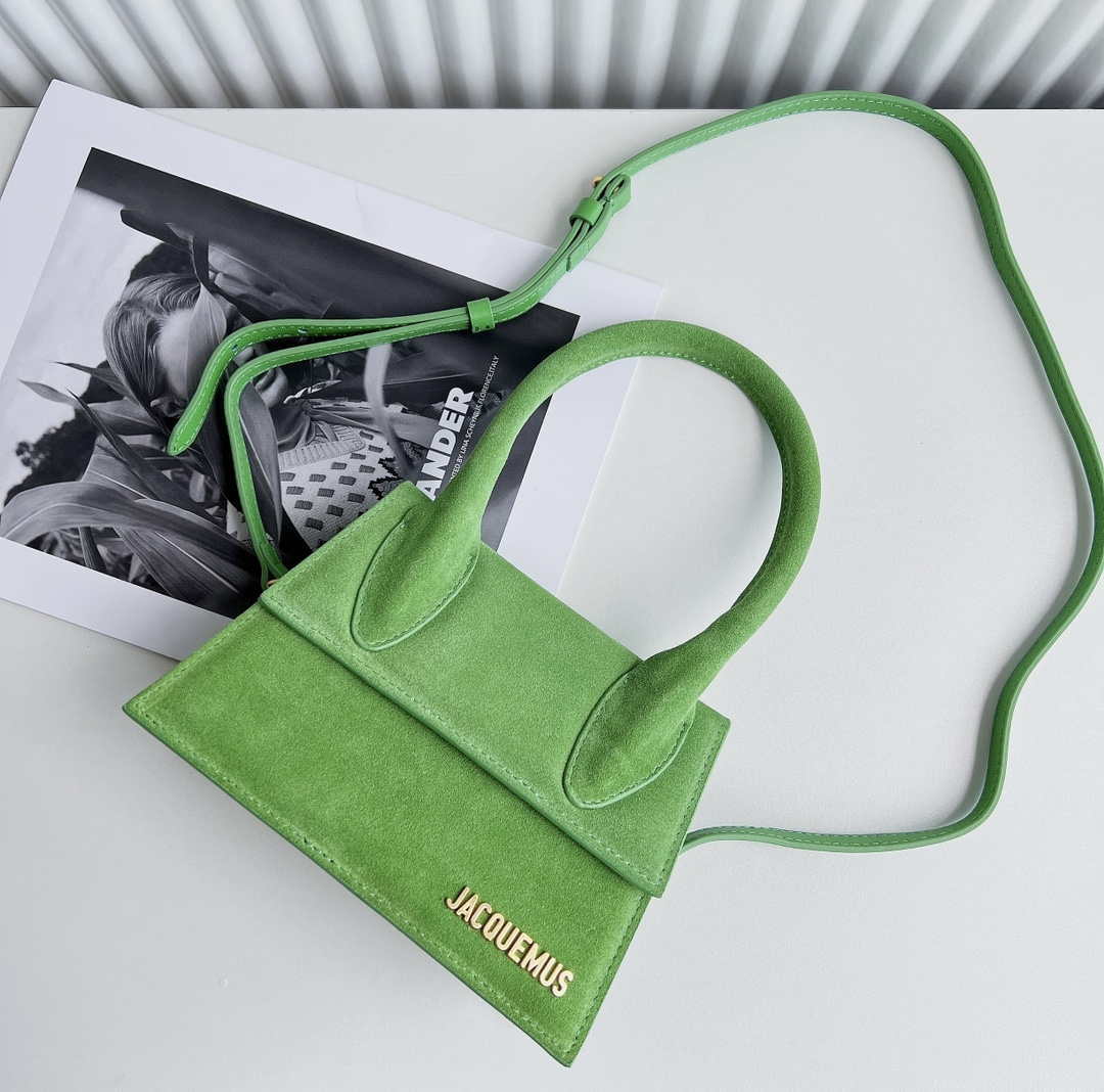 Jacquemus 213BA003 Green 'Le Chiquito Moyen' Bag