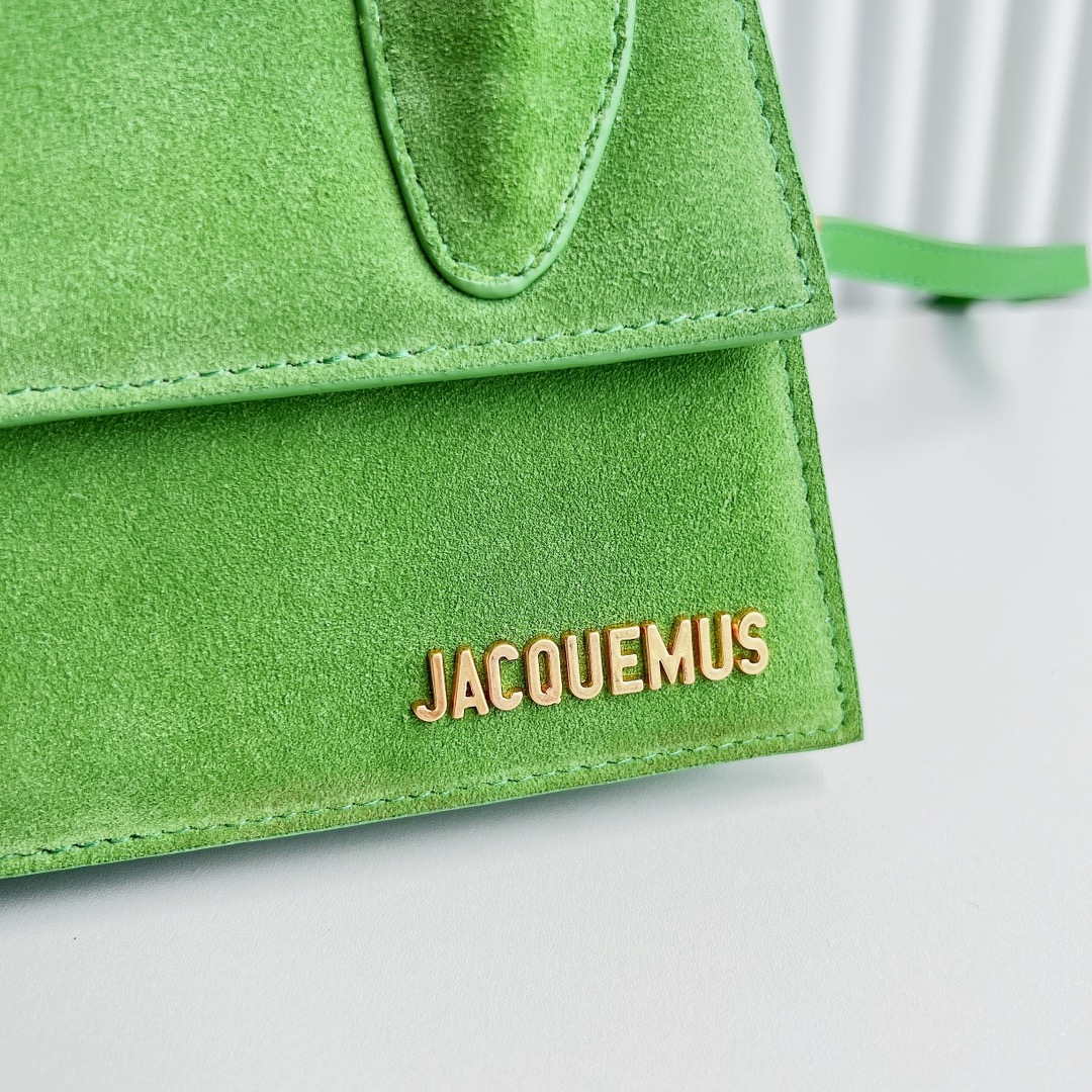 Jacquemus 213BA003 Green 'Le Chiquito Moyen' Bag