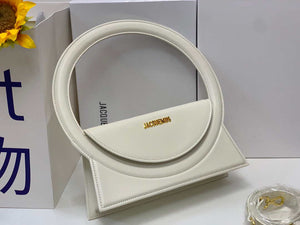 Jacquemus 213BA003 Le sac Rond Circle purse Beige - Default Title - View 4