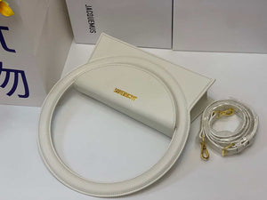 Jacquemus 213BA003 Le sac Rond Circle purse Beige - Default Title - View 6