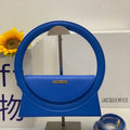 Jacquemus 213BA003 Le sac Rond Circle purse Blue - Default Title - View 1