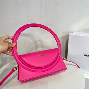 Jacquemus 213BA003 Le sac Rond Circle purse Rose Red - Default Title - View 9