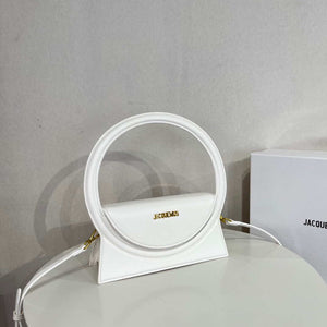 Jacquemus 213BA003 Le sac Rond Circle purse White - Default Title - View 9