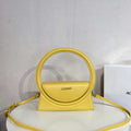 Jacquemus 213BA003 Le sac Rond Circle purse Yellow - Default Title - View 1