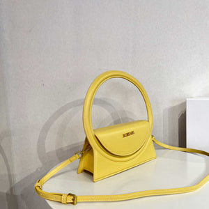 Jacquemus 213BA003 Le sac Rond Circle purse Yellow - Default Title - View 3