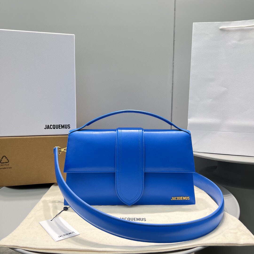 Jacquemus 221BA014 Le Bambinou Envelope handbag Blue - Default Title - View 1