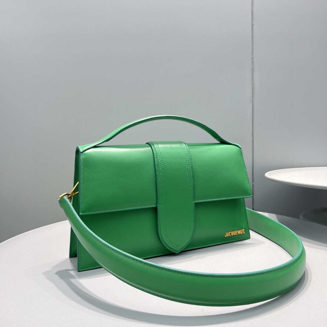 Jacquemus 221BA014 Le Bambinou Envelope handbag Green