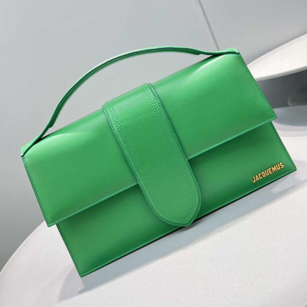 Jacquemus 221BA014 Le Bambinou Envelope handbag Green