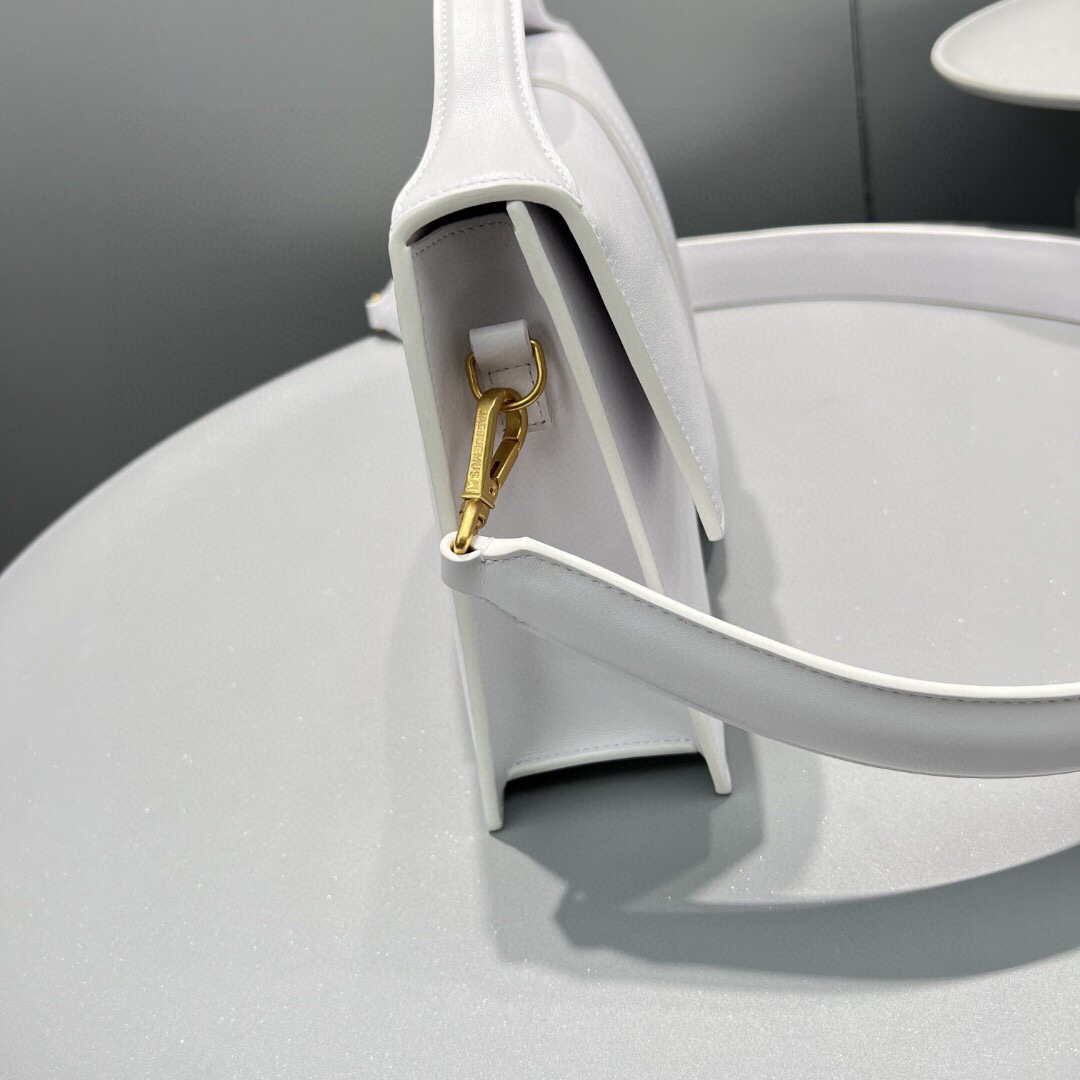 Jacquemus 221BA014 Le Bambinou Envelope handbag White