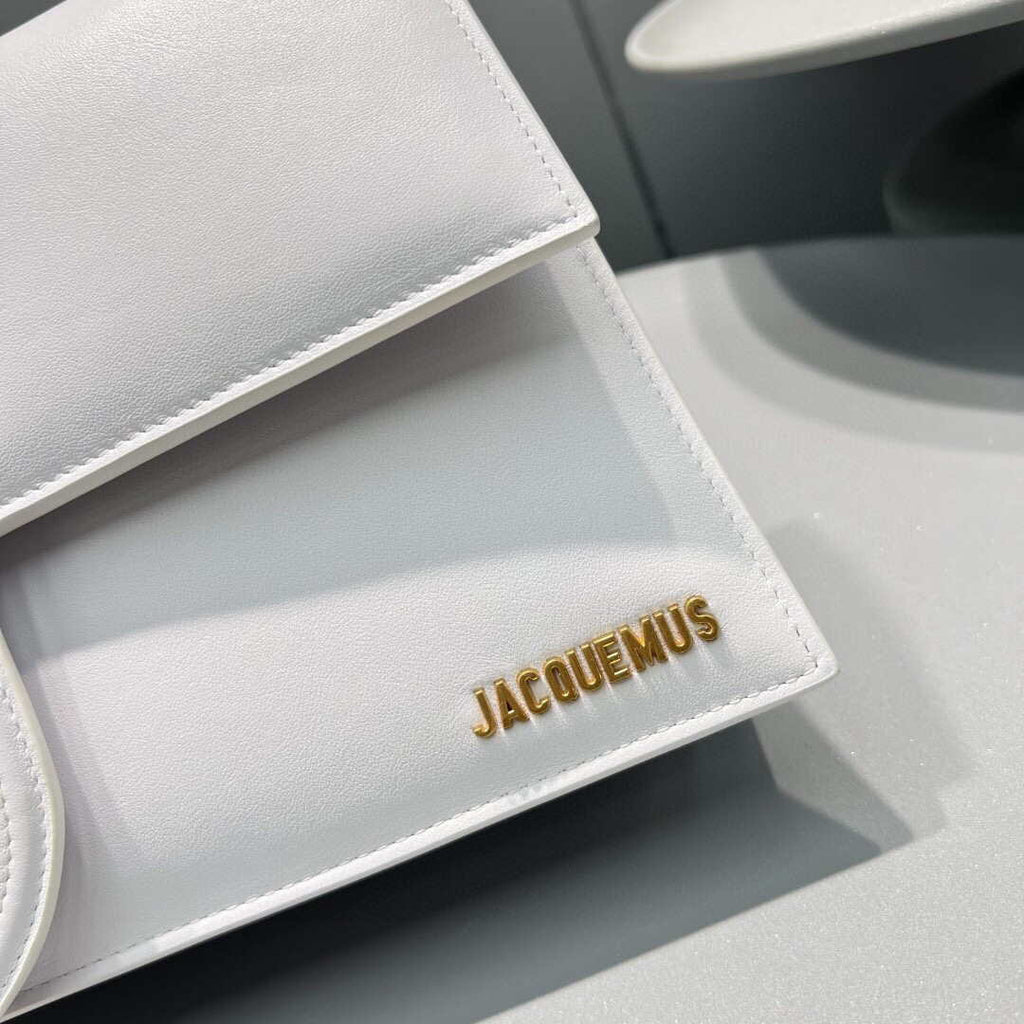 Jacquemus 221BA014 Le Bambinou Envelope handbag White