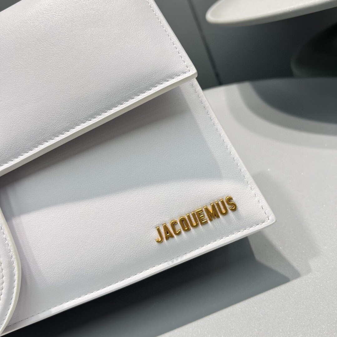 Jacquemus 221BA014 Le Bambinou Envelope handbag White