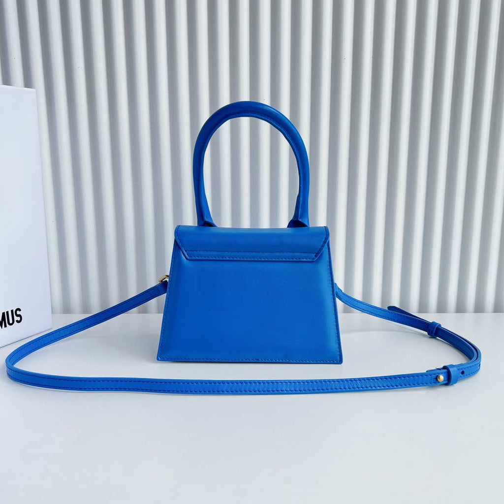 Jacquemus 222553 Blue 'Le Chiquito Moyen' Bag