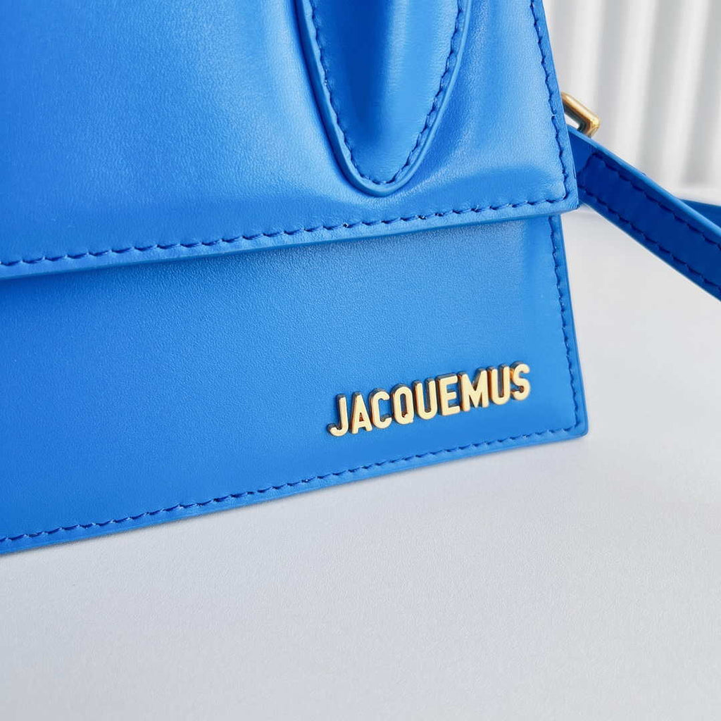 Jacquemus 222553 Blue 'Le Chiquito Moyen' Bag