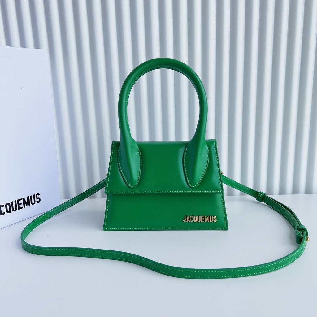 Jacquemus 222553 Green 'Le Chiquito Moyen' Bag