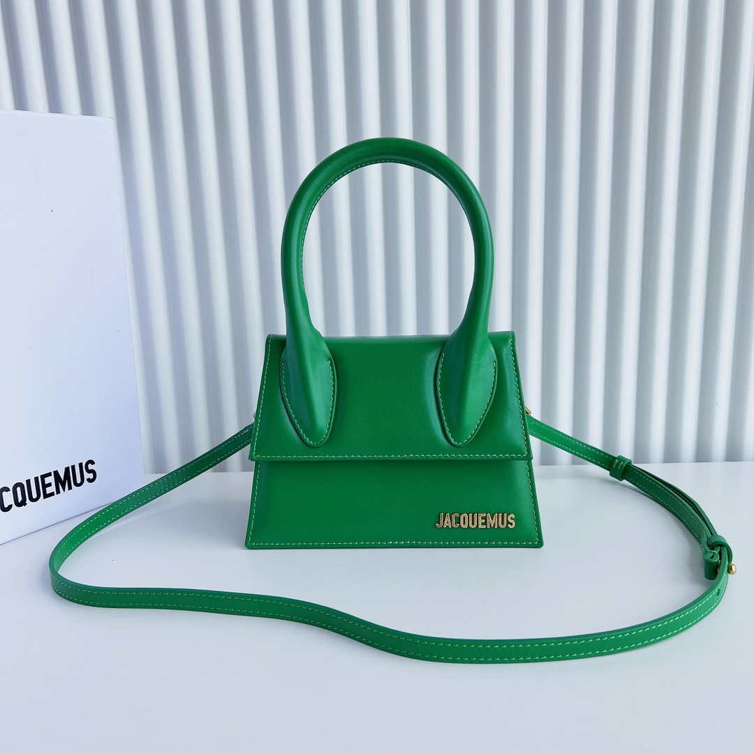 Jacquemus 222553 Green 'Le Chiquito Moyen' Bag