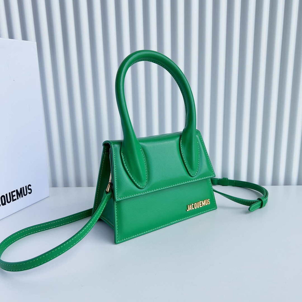 Jacquemus 222553 Green 'Le Chiquito Moyen' Bag