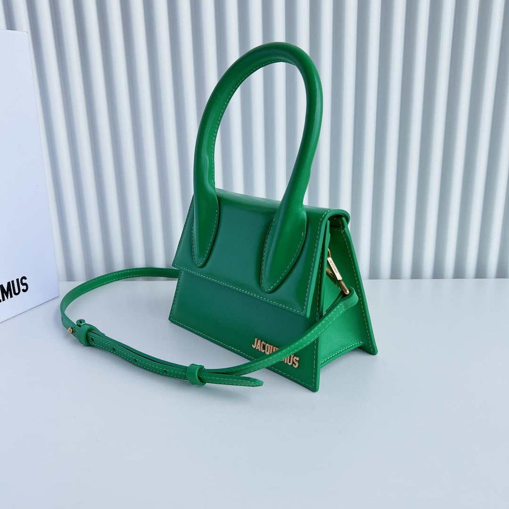 Jacquemus 222553 Green 'Le Chiquito Moyen' Bag
