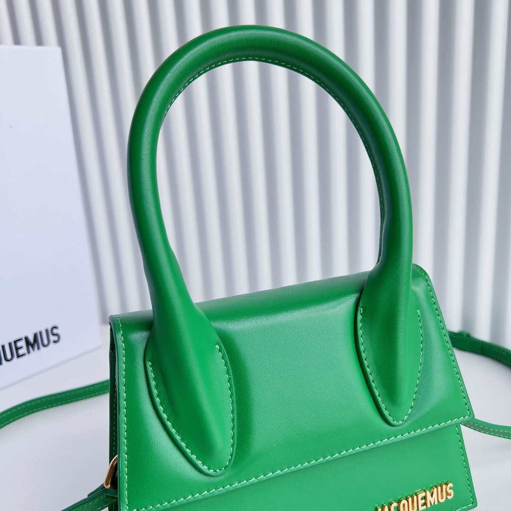 Jacquemus 222553 Green 'Le Chiquito Moyen' Bag