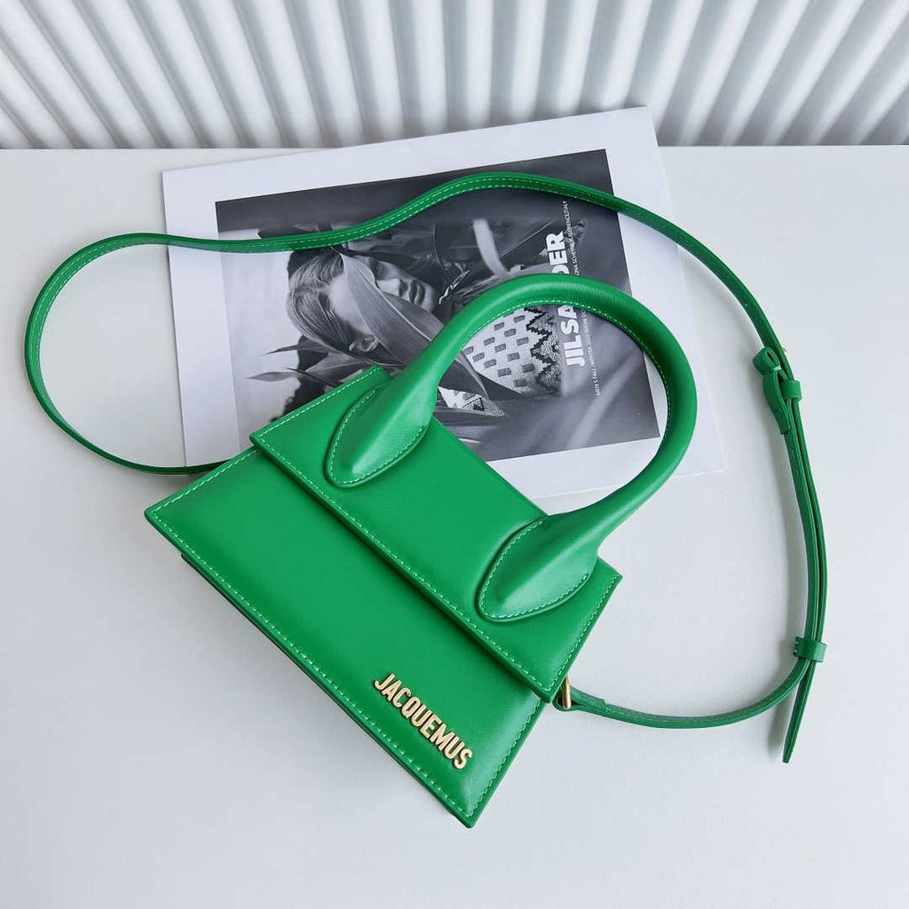 Jacquemus 222553 Green 'Le Chiquito Moyen' Bag