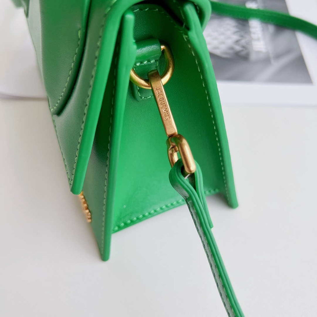 Jacquemus 222553 Green 'Le Chiquito Moyen' Bag