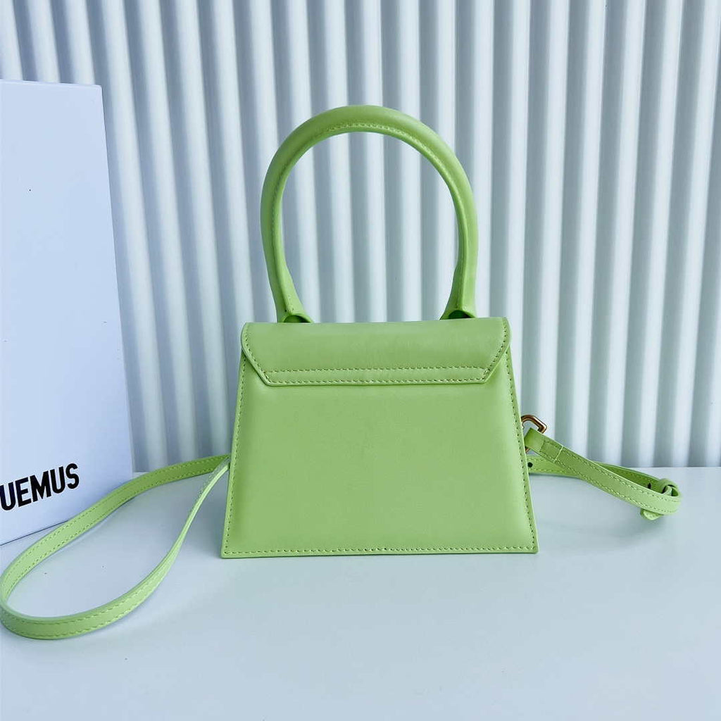 Jacquemus 222553 Lemon Green 'Le Chiquito Moyen' Bag