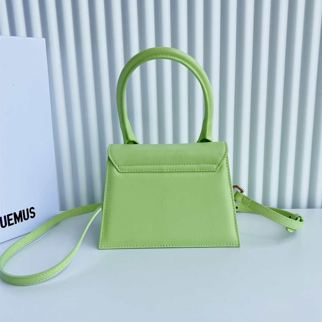 Jacquemus 222553 Lemon Green 'Le Chiquito Moyen' Bag