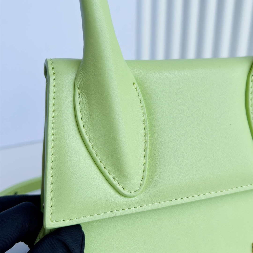 Jacquemus 222553 Lemon Green 'Le Chiquito Moyen' Bag