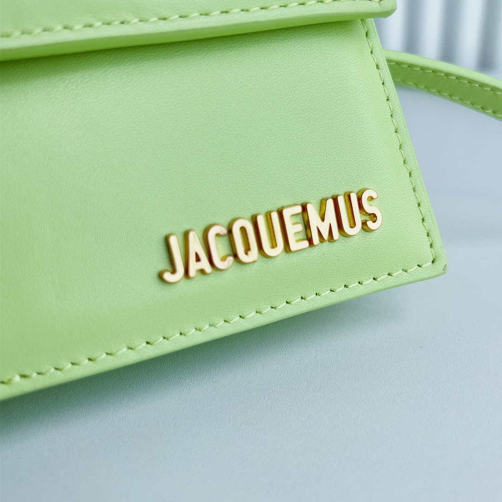 Jacquemus 222553 Lemon Green 'Le Chiquito Moyen' Bag