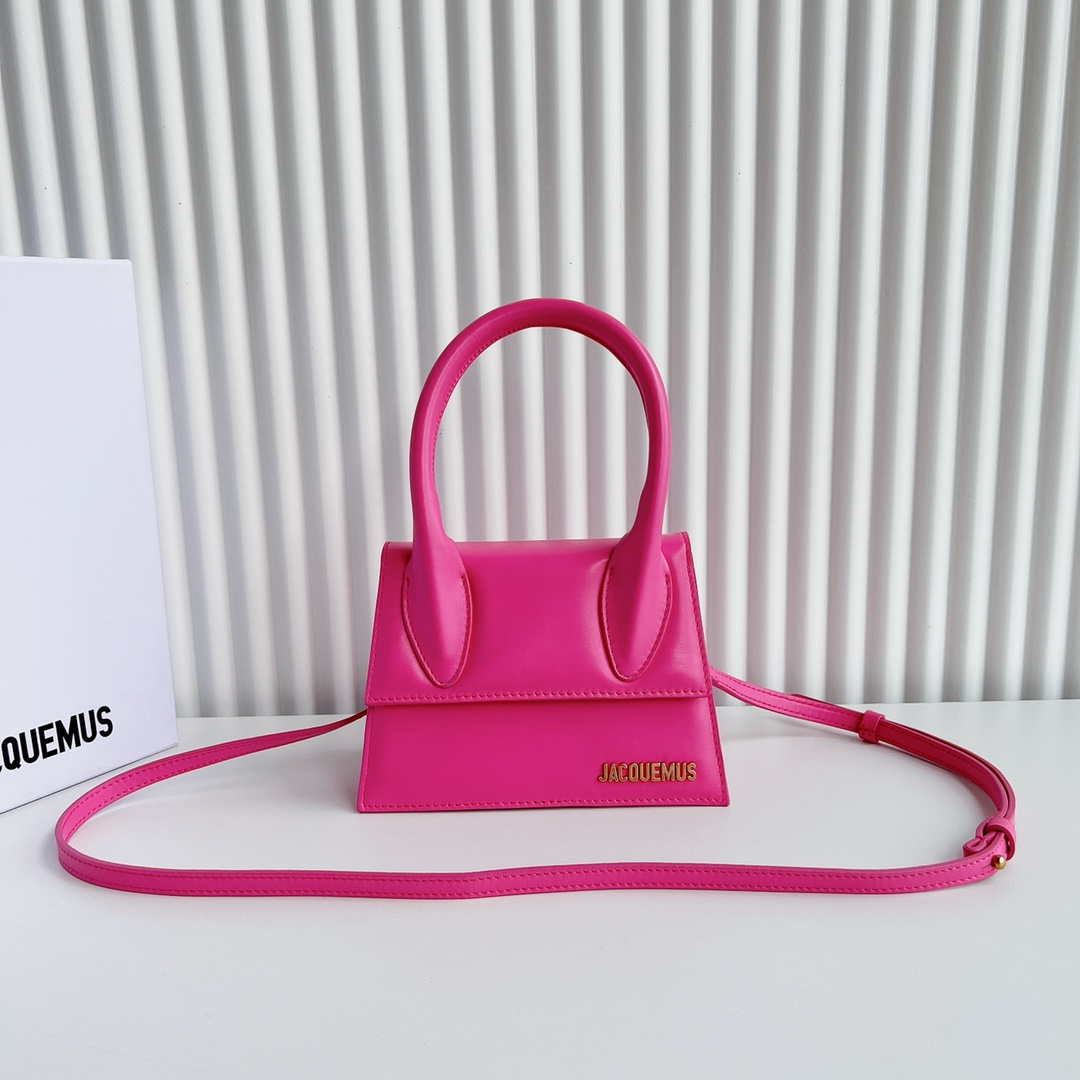 Jacquemus 222553 Pink 'Le Chiquito Moyen' Bag