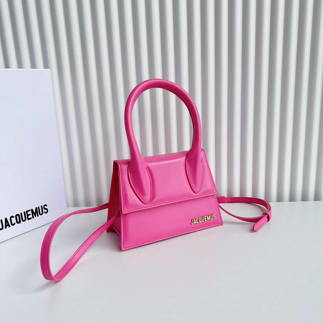 Jacquemus 222553 Pink 'Le Chiquito Moyen' Bag