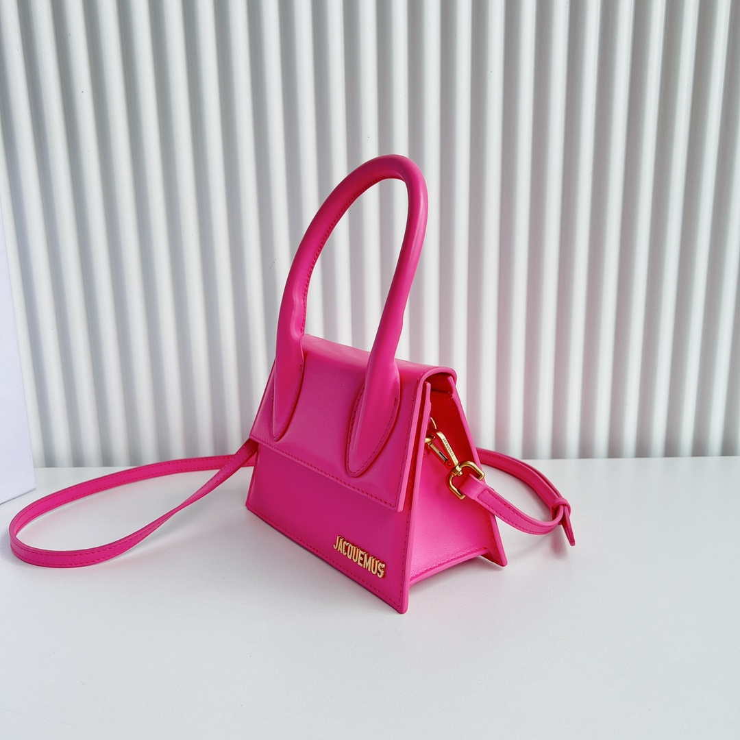 Jacquemus 222553 Pink 'Le Chiquito Moyen' Bag