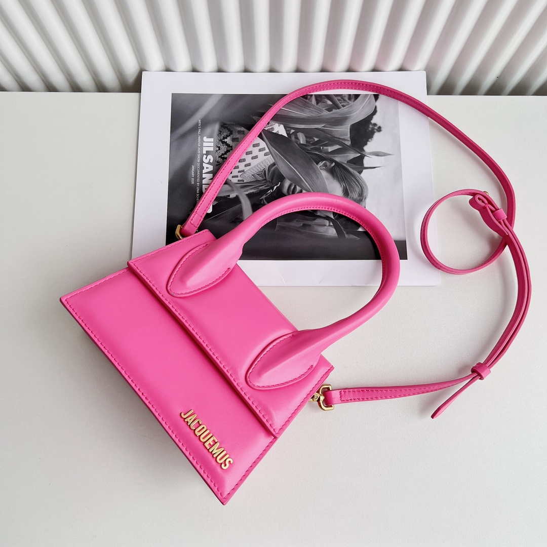 Jacquemus 222553 Pink 'Le Chiquito Moyen' Bag