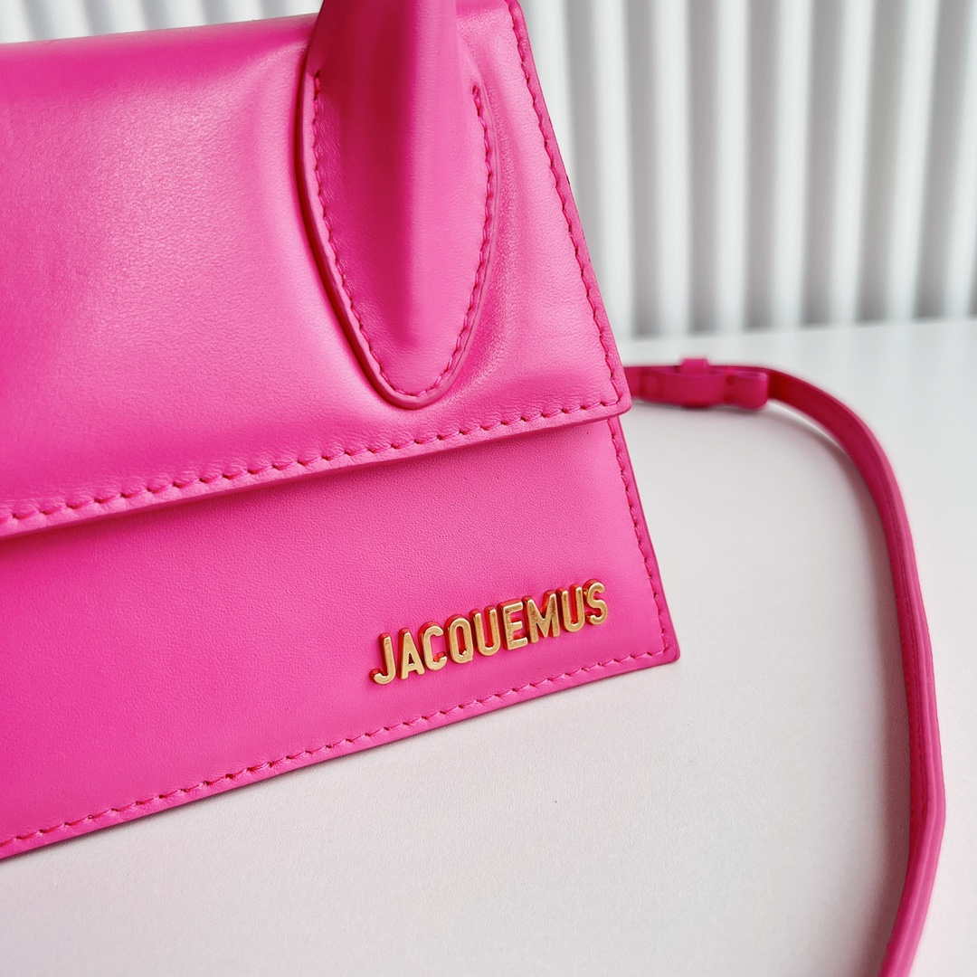 Jacquemus 222553 Pink 'Le Chiquito Moyen' Bag