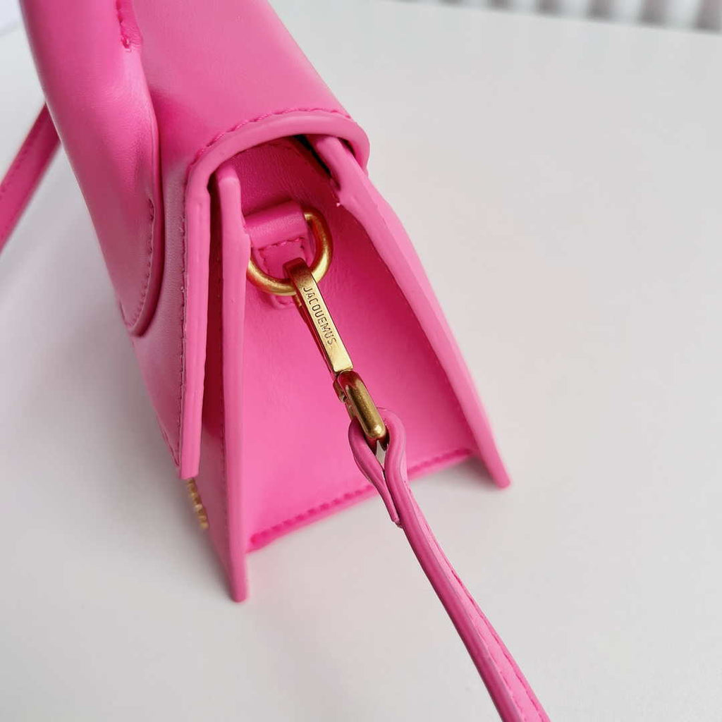Jacquemus 222553 Pink 'Le Chiquito Moyen' Bag